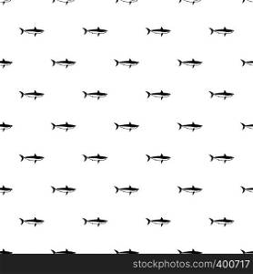 Shark pattern. Simple illustration of shark vector pattern for web. Shark pattern, simple style