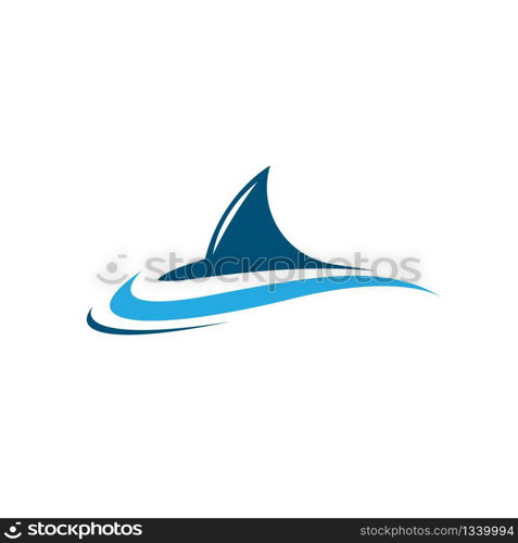 Shark symbol vector icon illustration design