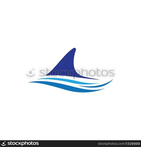 Shark symbol vector icon illustration design