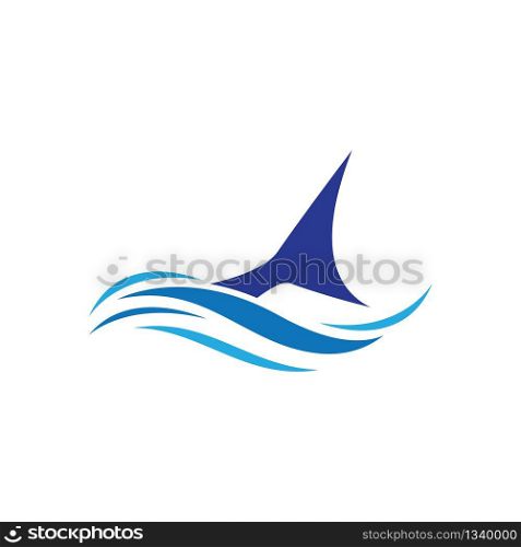 Shark symbol vector icon illustration design