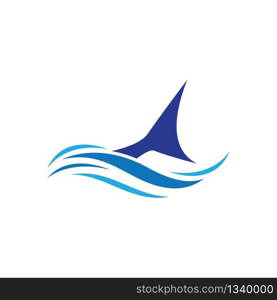 Shark symbol vector icon illustration design