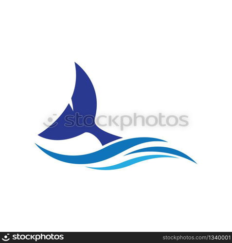 Shark symbol vector icon illustration design