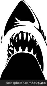 Shark teeth Royalty Free Vector Image