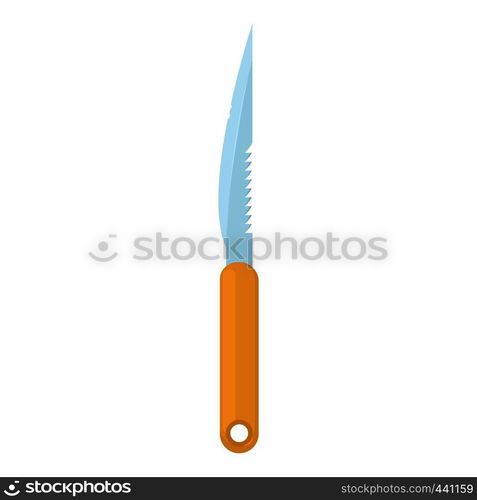 Sharp narrow knife icon. Cartoon illustration of sharp narrow knife vector icon for web. Sharp narrow knife icon, cartoon style