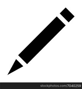 sharp pencil, icon on isolated background