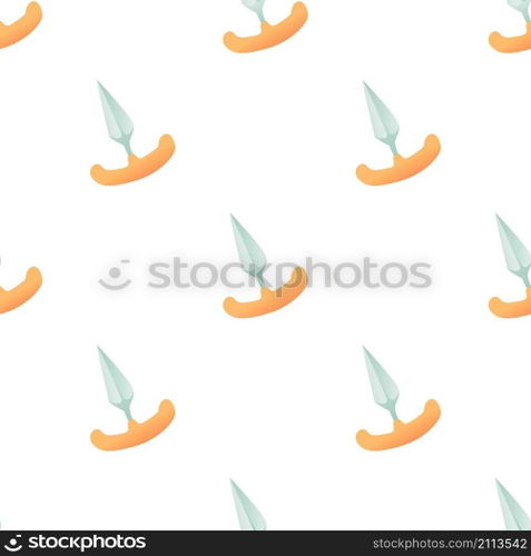 Sharp spear pattern seamless background texture repeat wallpaper geometric vector. Sharp spear pattern seamless vector