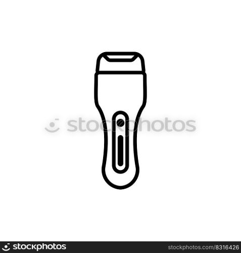 shaver icon vector design templates white on background