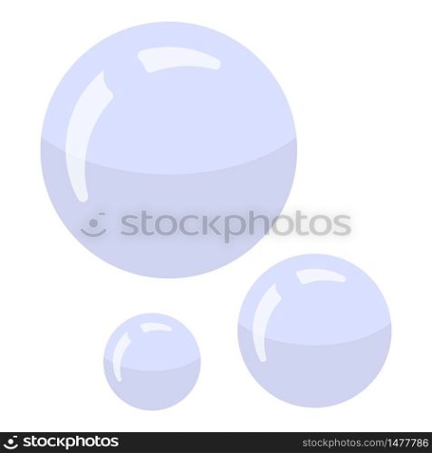 Shaving bubbles icon. Isometric of shaving bubbles vector icon for web design isolated on white background. Shaving bubbles icon, isometric style