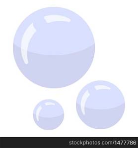 Shaving bubbles icon. Isometric of shaving bubbles vector icon for web design isolated on white background. Shaving bubbles icon, isometric style