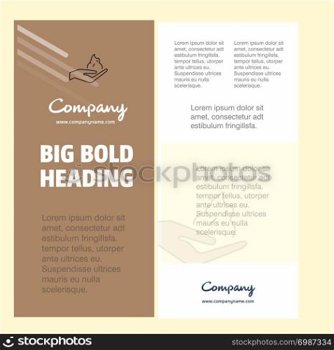 Shaving foam Business Company Poster Template. with place for text and images. vector background