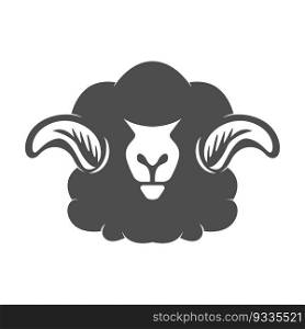Sheep logo icon design illustration