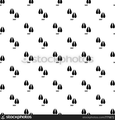 Sheep step pattern seamless vector repeat geometric for any web design. Sheep step pattern seamless vector