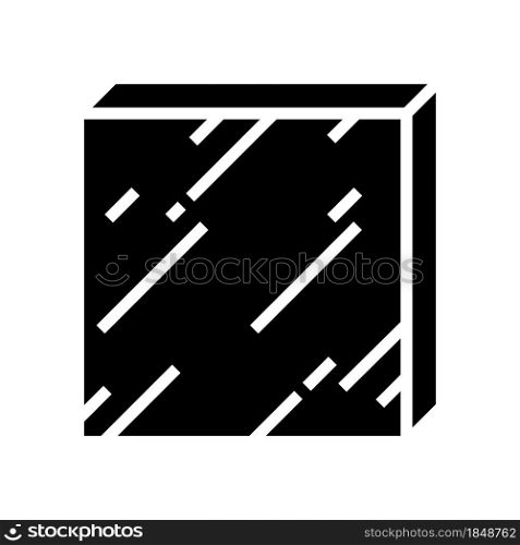 sheet metal glyph icon vector. sheet metal sign. isolated contour symbol black illustration. sheet metal glyph icon vector illustration