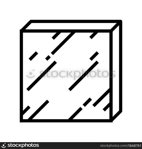 sheet metal line icon vector. sheet metal sign. isolated contour symbol black illustration. sheet metal line icon vector illustration