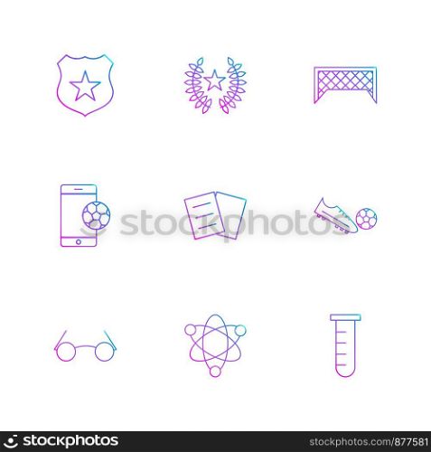 Sheild , football , goal , mobile, kick , chemical , nuclear, icon, icons, set, line, vector, business, sign, symbol, outline,