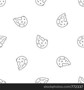 Shell almond pattern seamless vector repeat geometric for any web design. Shell almond pattern seamless vector