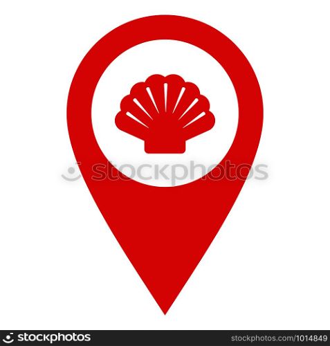 Shell and location pin