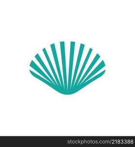 Shell logo illustration vector flat design