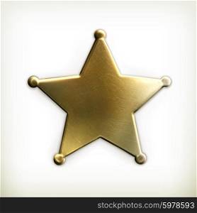 Sheriff star icon