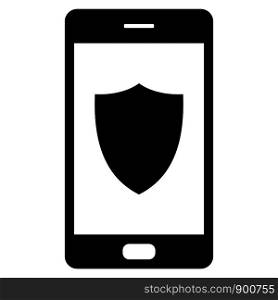 Shield and smartphone