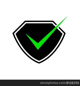 Shield check mark logo icon