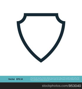 Shield Defense Icon Vector Logo Template Illustration Design. Vector EPS 10.
