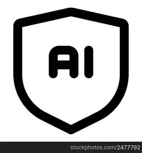 Shield for data encryption with artificial intelligence.