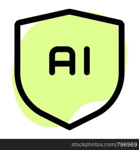 Shield for data encryption with artificial intelligence.
