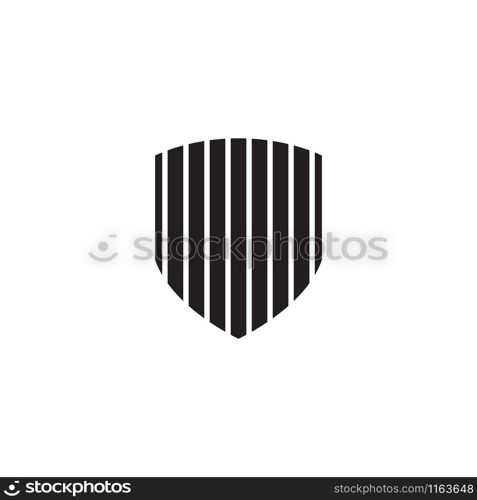 Shield graphic design template vector isolated illustration