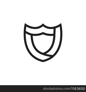 Shield graphic design template vector isolated illustration