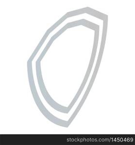 Shield icon. Isometric of shield vector icon for web design isolated on white background. Shield icon, isometric style