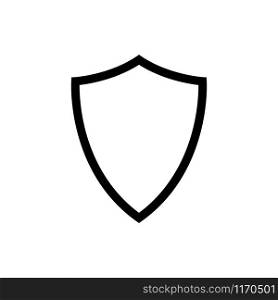 Shield icon trendy, security signage