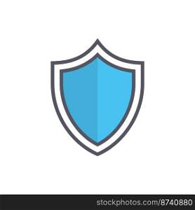 Shield icon vector design templates isolated on white background