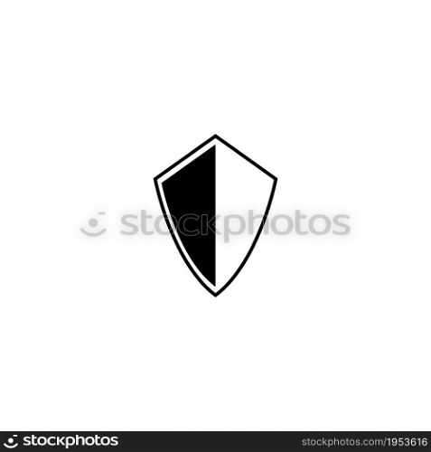 shield icon vector logo design.