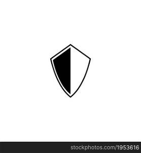shield icon vector logo design.
