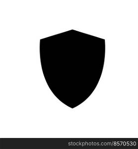 Shield icon vector logo design template flat style illustration