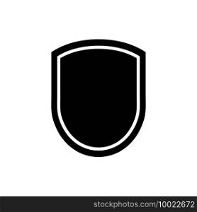 shield icon vector. shield icon simple. shield icon isolated on white background