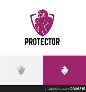 Shield Knight Protector Soldier Warrior Armour Emblem Logo