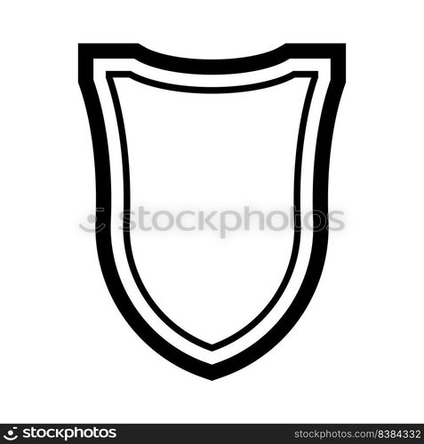 shield line icon vector illustration design