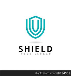Shield logo icon design template