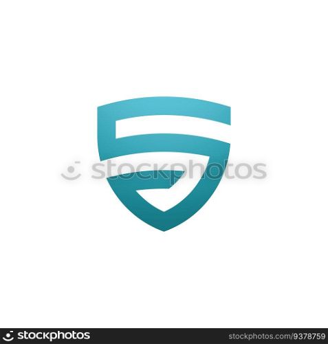 Shield logo icon design vector element
