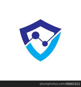 Shield logo images illustration design