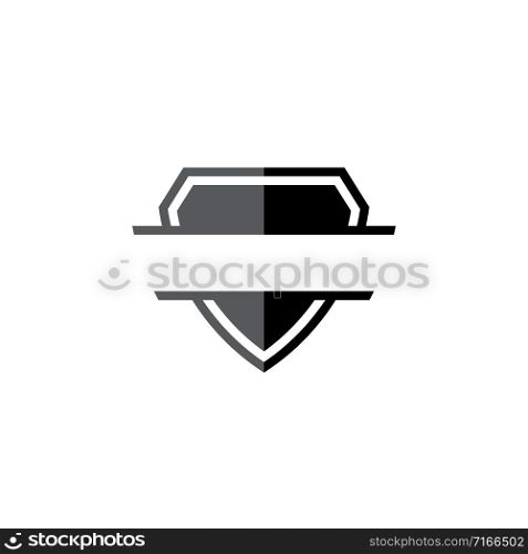 Shield logo, insurance symbol, protection icon, security badge.