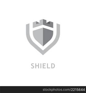 Shield logo template design. vector shield icon