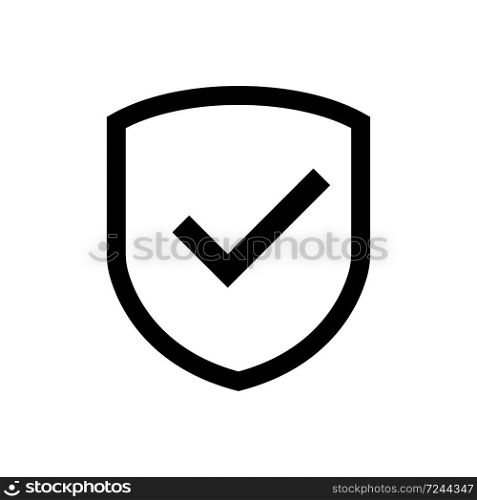 shield - security - protection icon vector design template