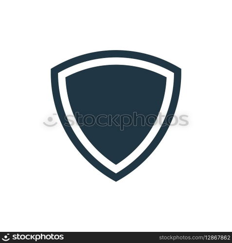 Shield Shape Icon Vector Template