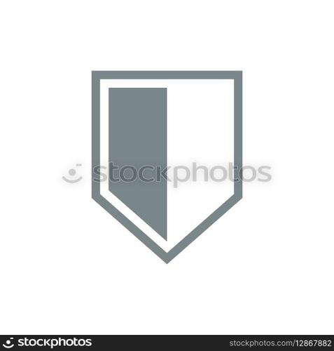 Shield Shape Icon Vector Template