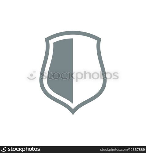 Shield Shape Icon Vector Template