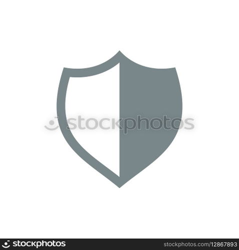 Shield Shape Icon Vector Template