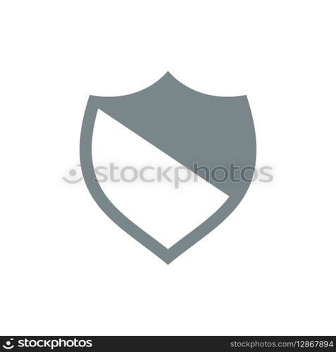 Shield Shape Icon Vector Template